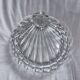 Vintage shell ashtray in Cristal d'Arques