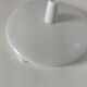 Graphic teapot in white porcelain with a minimalist design.