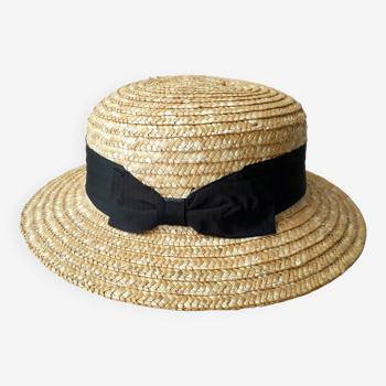 Boater style hat