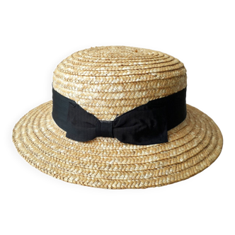 Boater style hat