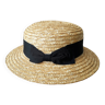 Boater style hat