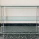 Vintage console made of acrylic and glass