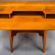 Mid-century modern teak desk, 1980s