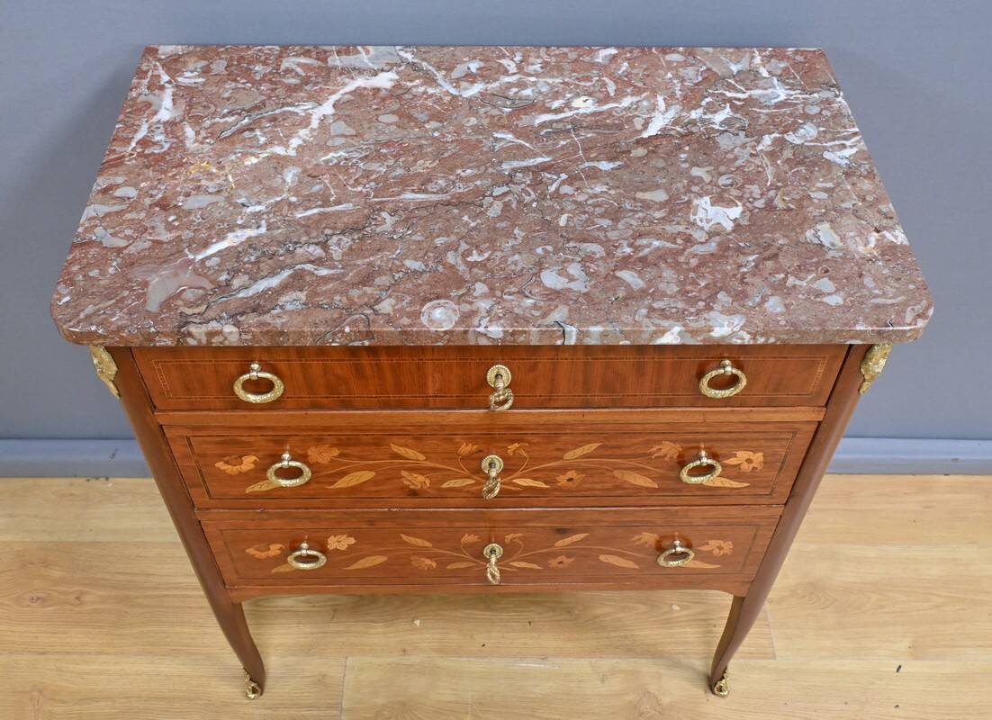 Petite Commode en Acajou Blond – Début XXe
