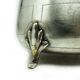Biedermeier sugar bowl, silver-plated brass, Poland, 19th century