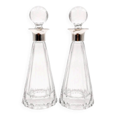 Oil and vinegar bottles in crystal by Paloma Picasso for Villeroy & Boch.