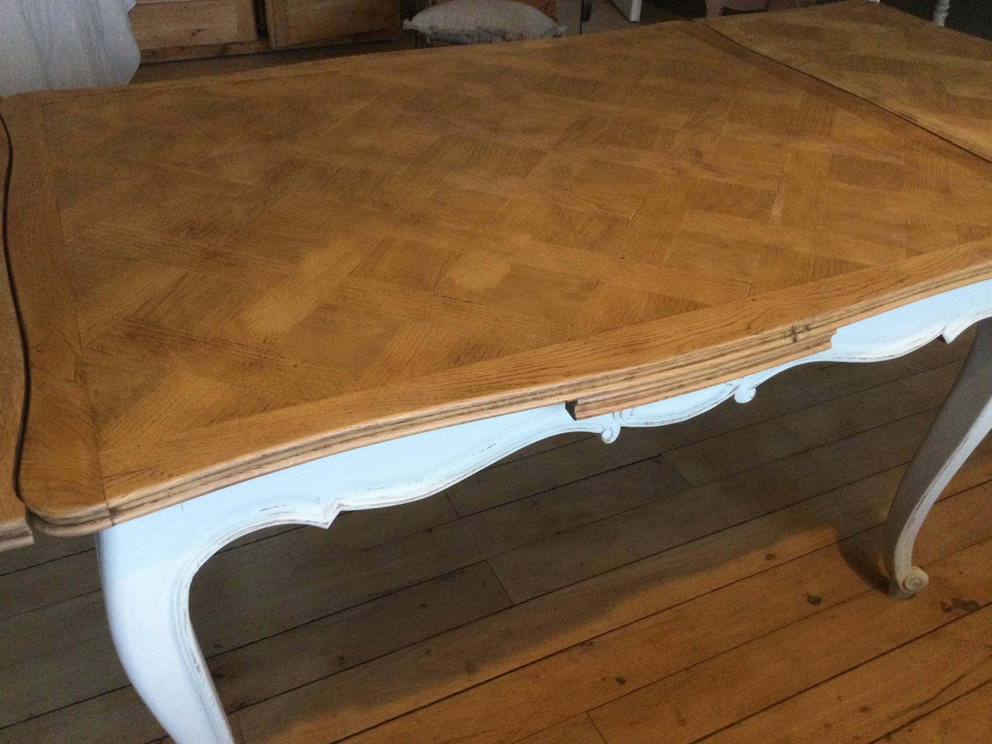 Antique dining table with extensions