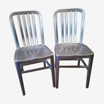 Paire de chaises, années 80