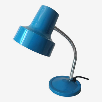 Vintage blue flexible desk lamp