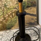 Table lamp base - Art Deco black wood