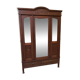 Armoire en bois sculpté, 2 miroirs, vers 1910