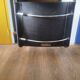 Cantilever chair / armchair Thonet in black leather and chrome metal – from