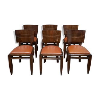 Series of 6 chairs year 1930