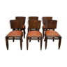 Series of 6 chairs year 1930