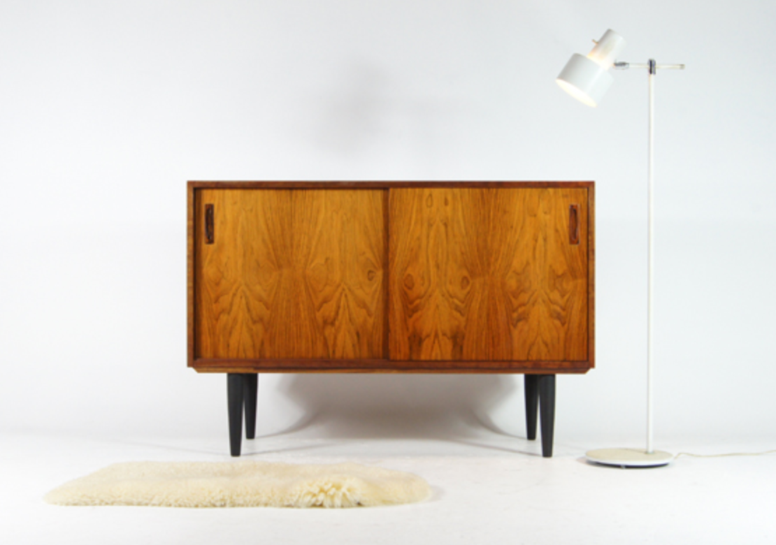 Vintage Danish retro tv furniture in rosewood 60s 70s