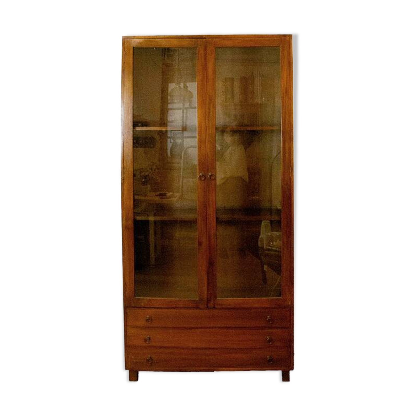 Teak Display Closet, Spain, 1990's