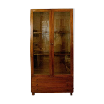 Vitrine en teck, Espagne, années 1990