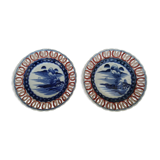 Open porcelain plates