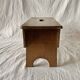 Rustic solid wood footrest