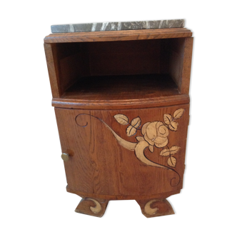 Chene bedside table / vintage 50-60s