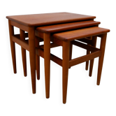 Set of 3 side tables, Danish 1960s
