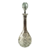 Baccarat crystal water carafe with palmettes and gondola leg