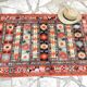 Vintage silk and cotton rug - 142 x 84cm