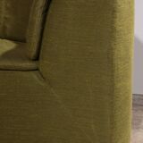 Durlet 9-piece modular sofa in luxe green de ploeg fabric 1970