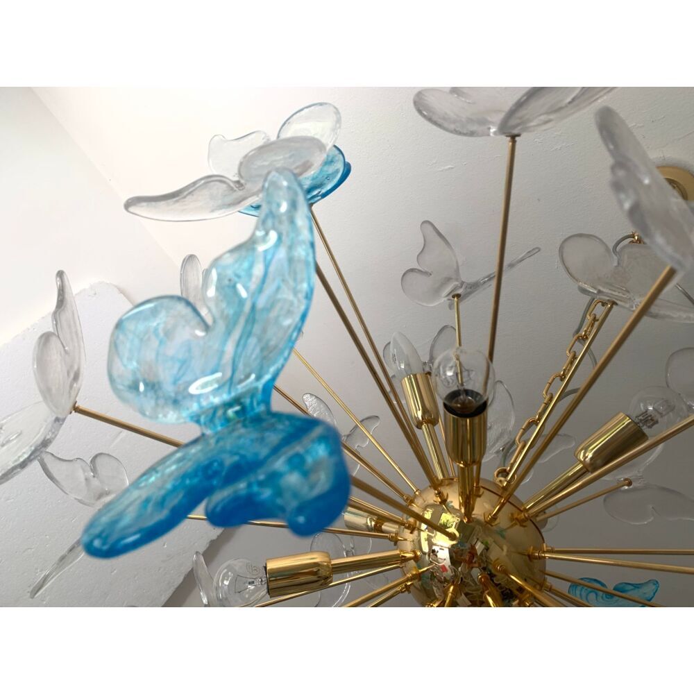 Lustre en verre de Murano