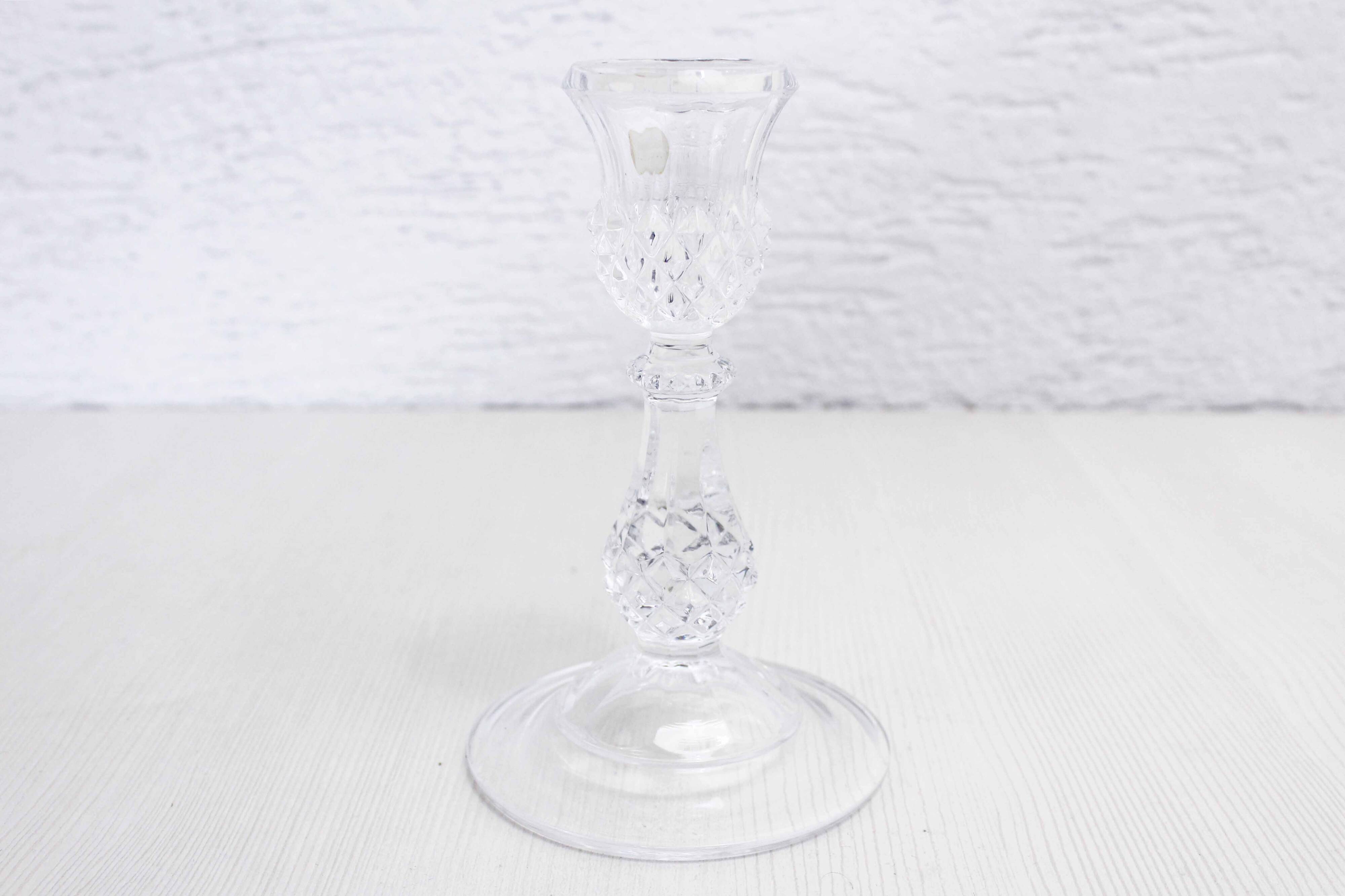 Crystal candle holder