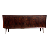 Scandinavian TV stand in rosewood signed Brouer, 60s