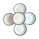 9 flat plates Badonviller Carthage series