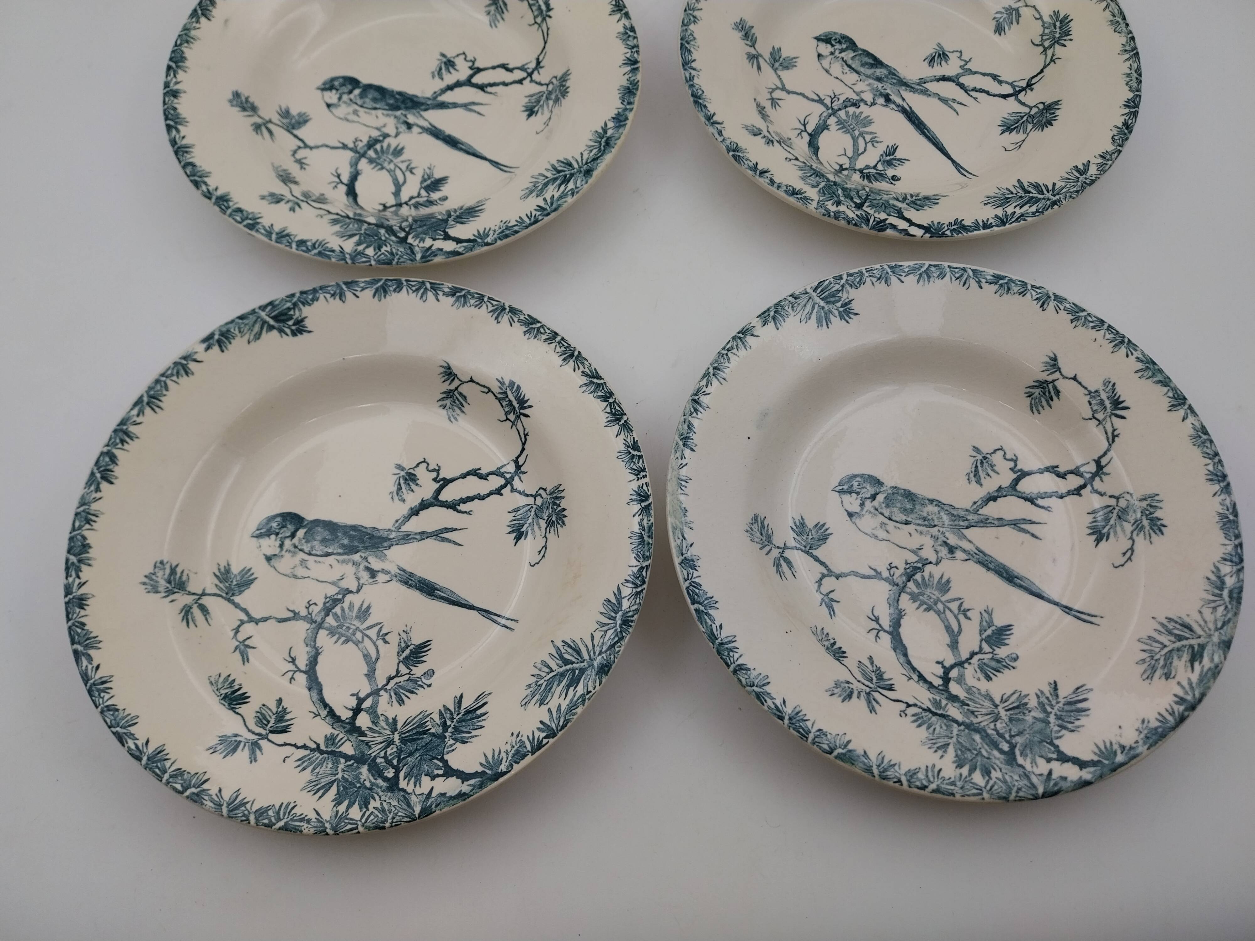10 Gien deep plates, Provencal model