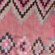 Tapis kilim ancien dans des tons rose