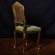 Set of 4 Louis XV style gilded chairs – Musician chair style