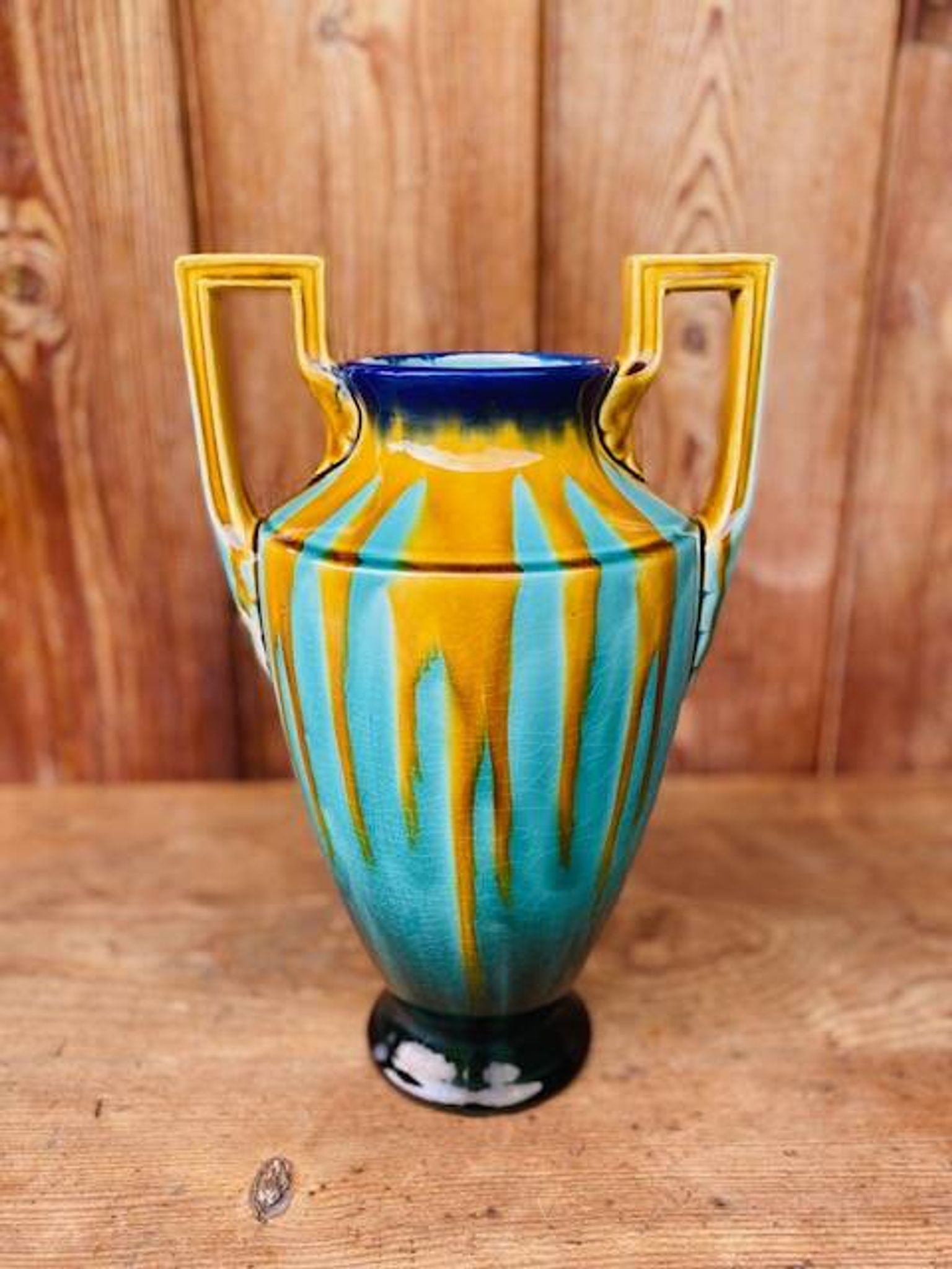 Grand vase Art deco Orchies 1930