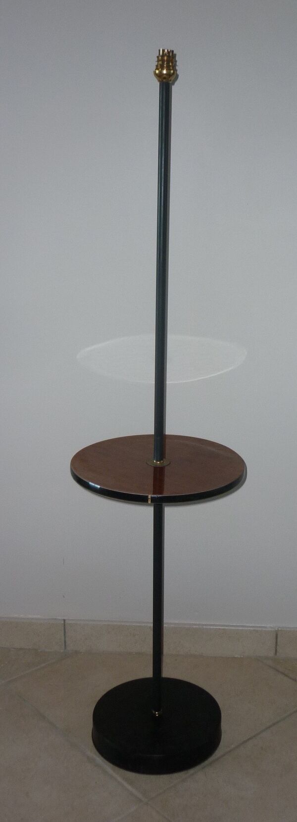 Lampadaire avec tablette formica vintage