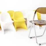 7 children's chairs cassalino by alexander begge, 1970s for manufacturer casala, germany
