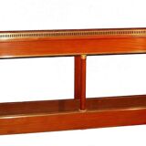Important empire style planter in mahogany and bronze (202 x 99 cm)