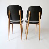 Pair of Pierre Guariche design chairs 1960s vintage 70s 1970s
