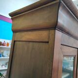Louis Philippe walnut bookcase