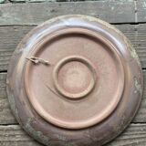 Vallauris ceramic flower decoration plate