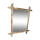 Miroir vintage bambou