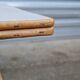 Rattan coffee table 50s