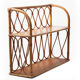 50/60 vintage rattan and wicker shelf