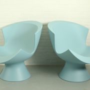Set of 2 Karim Rashid Kite Lounge Chairs for Label, 2004