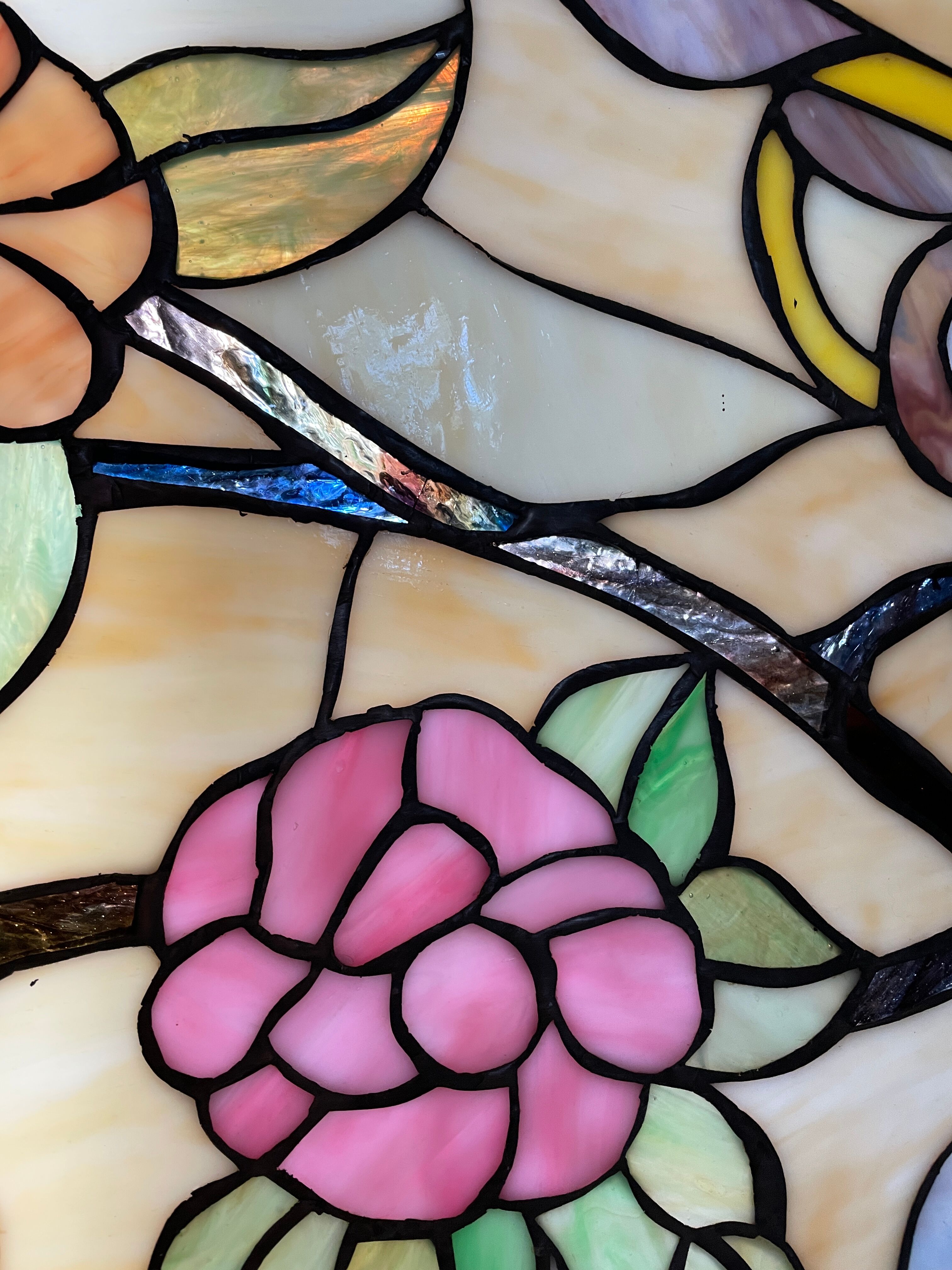 Tiffany-style stained glass firewall