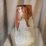 Vintage water jug or enamel vase