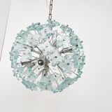 Mid century glass sputnik chandelier, 1970s