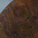 Table d'appoint anglaise ancienne de la fin du XIXe siècle en chêne